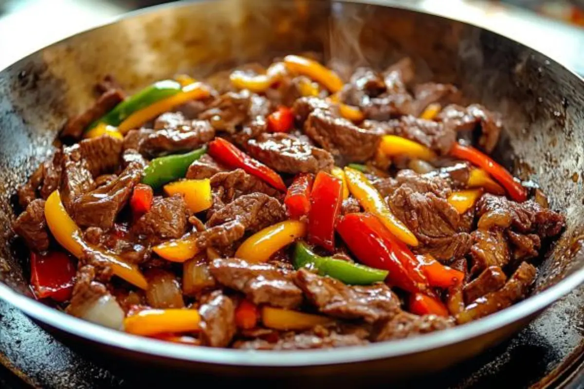 How do you make pepper steak not chewy