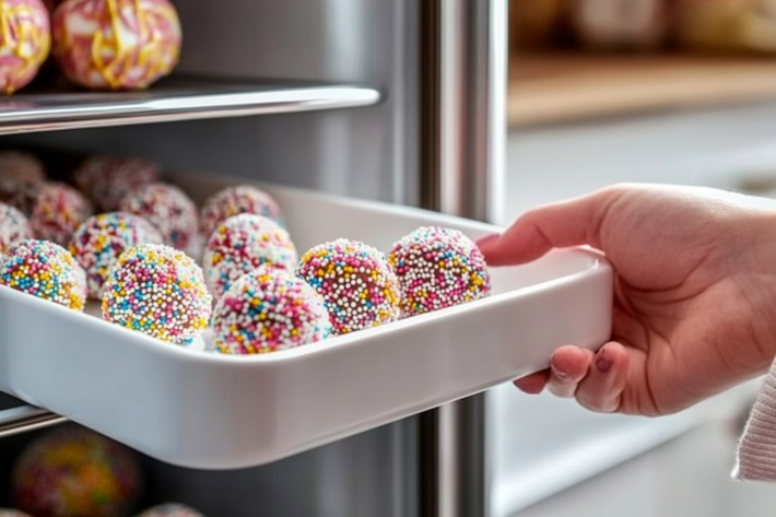 How long do I freeze cake pops before dipping