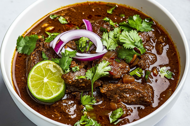 What is birria broth made of