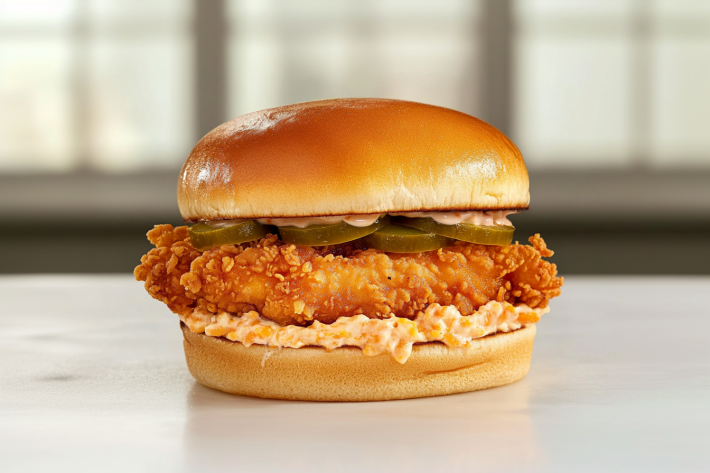 Honey Pepper Pimento Chicken Sandwich