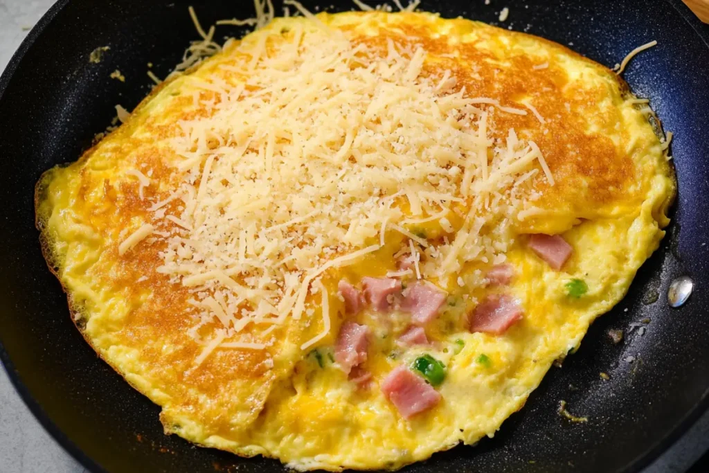 How do restaurants make omelettes so fluffy