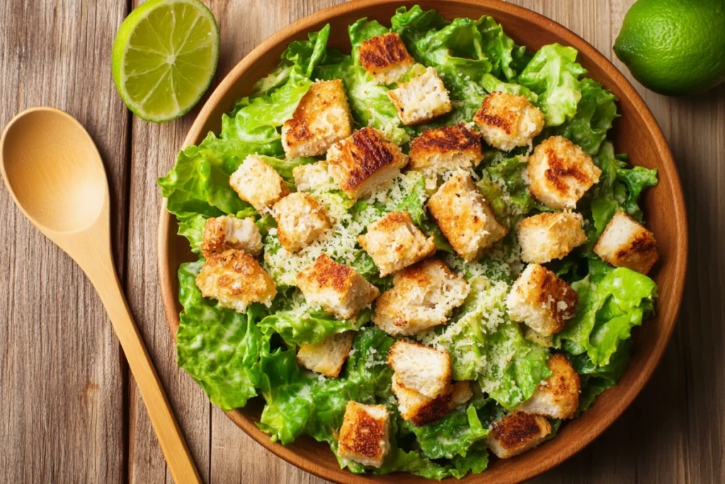 How do you make Gordon Ramsays Caesar salad