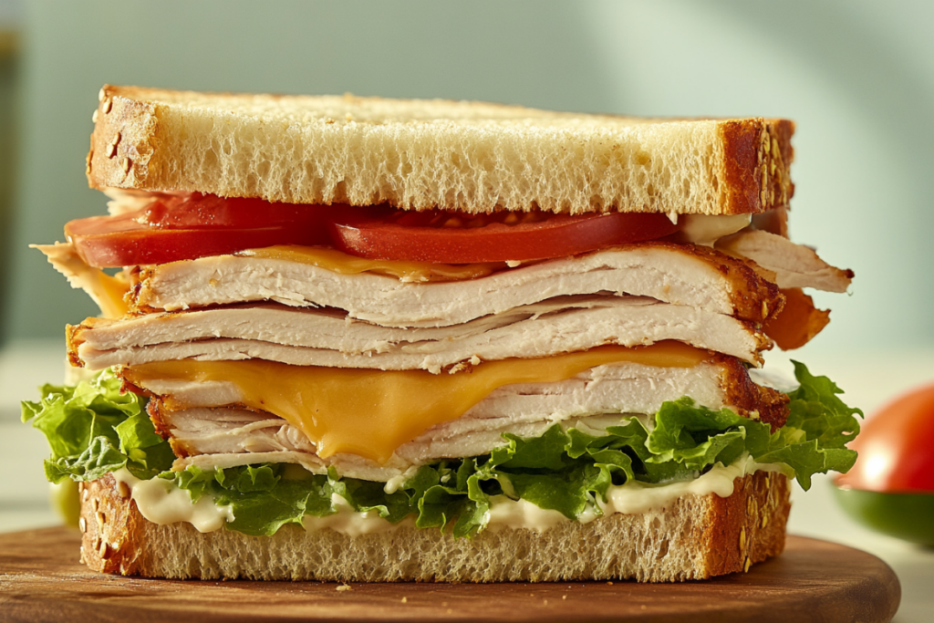 What cheese goes best with turkey on a sandwich