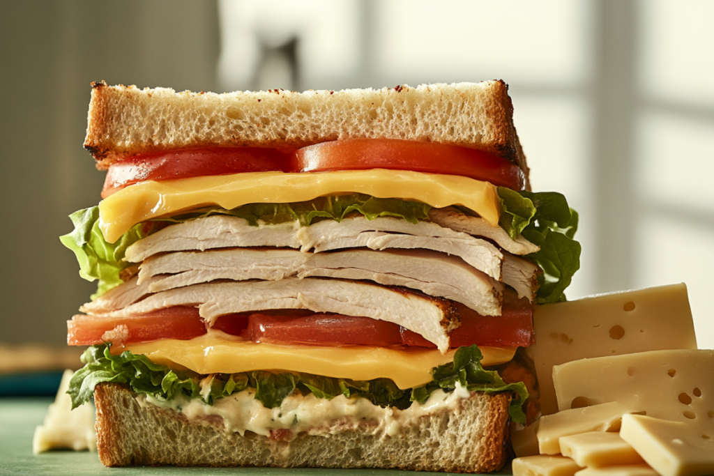 What cheese goes best with turkey on a sandwich