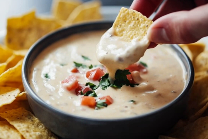 What cheese is authentic queso made of