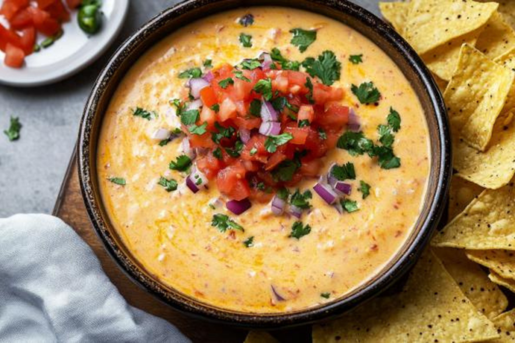 What is queso sauce made of