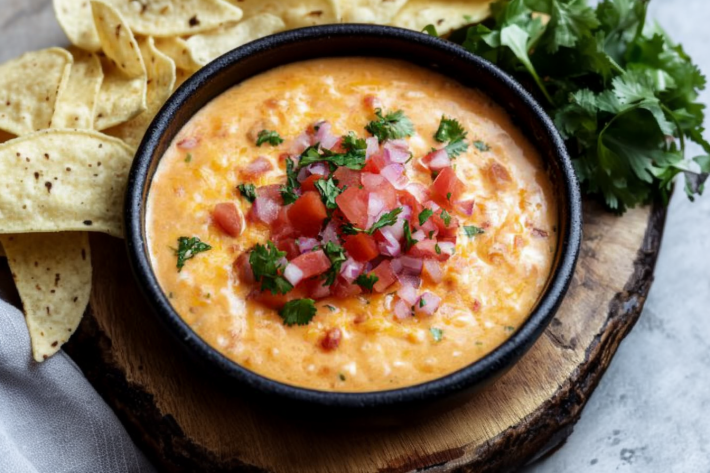 What is queso sauce made of