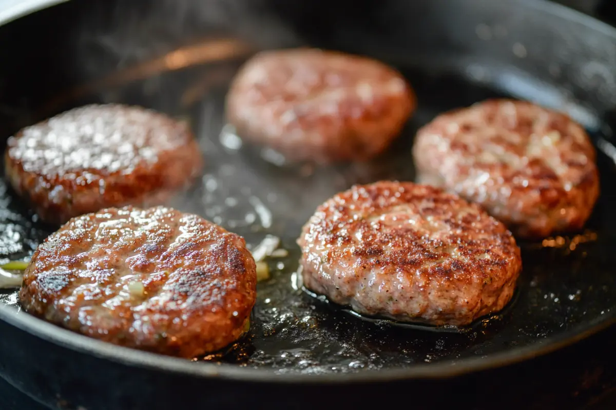 What is the best way to cook sausage patties