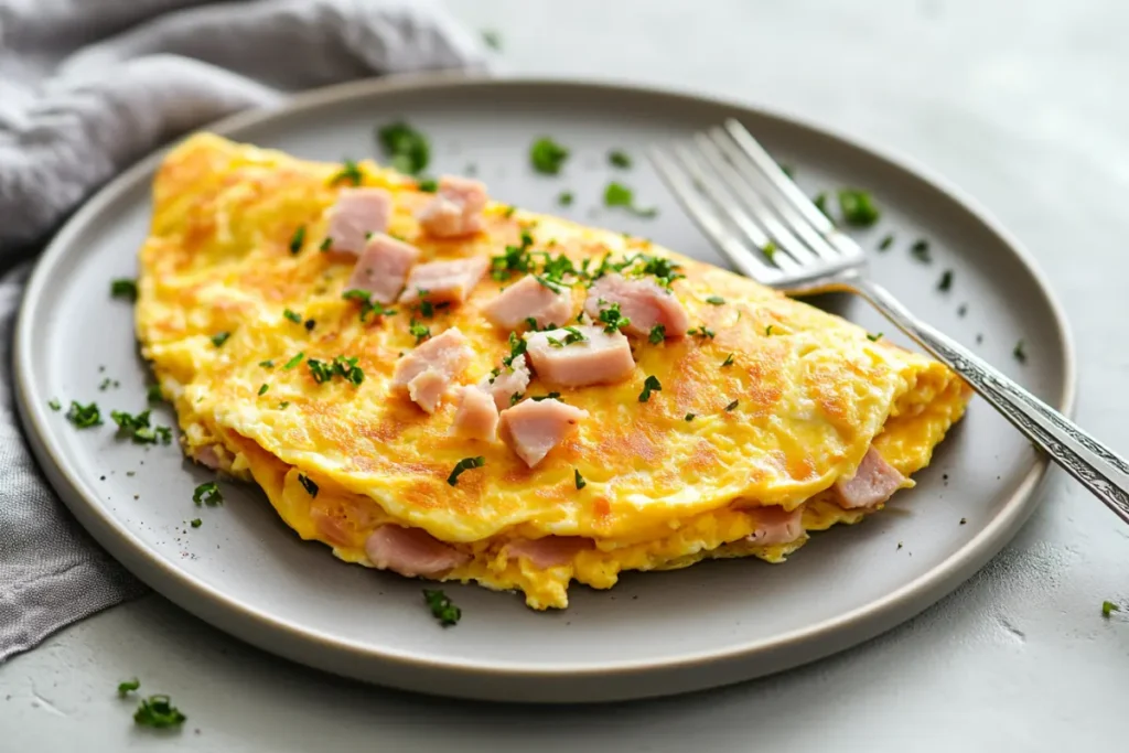 ham and cheese omelette