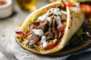 What is a gyro made of