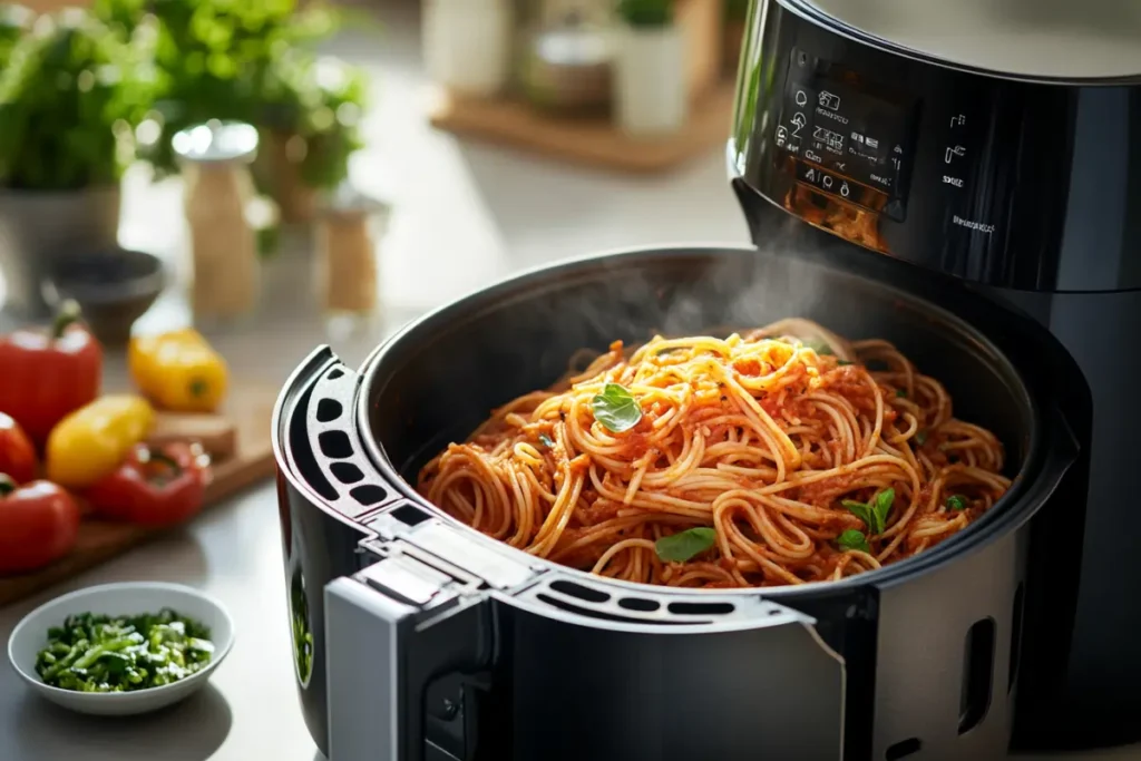 Can you warm up spaghetti in an air fryer