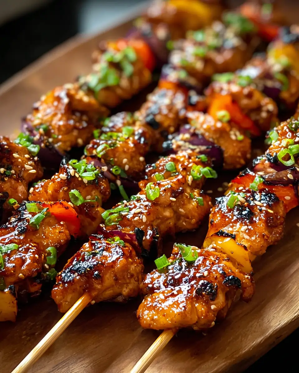 Firecracker Chicken Skewers – Spicy, Juicy & Perfect for Grilling