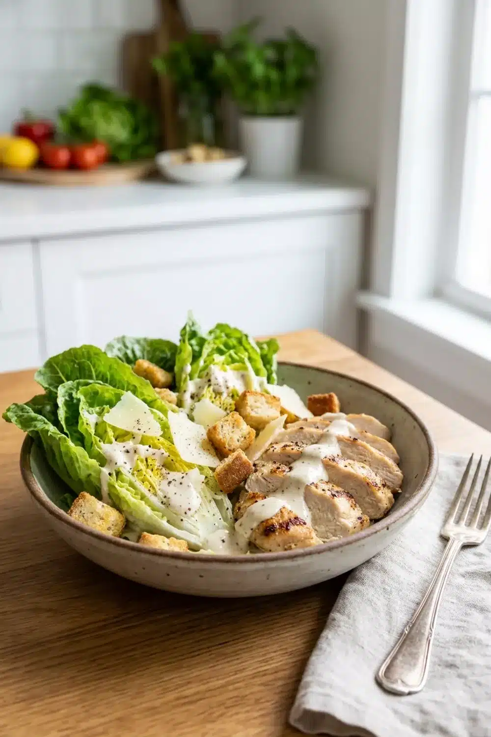Classic Chicken Caesar Salad Recipe for Home Cooks