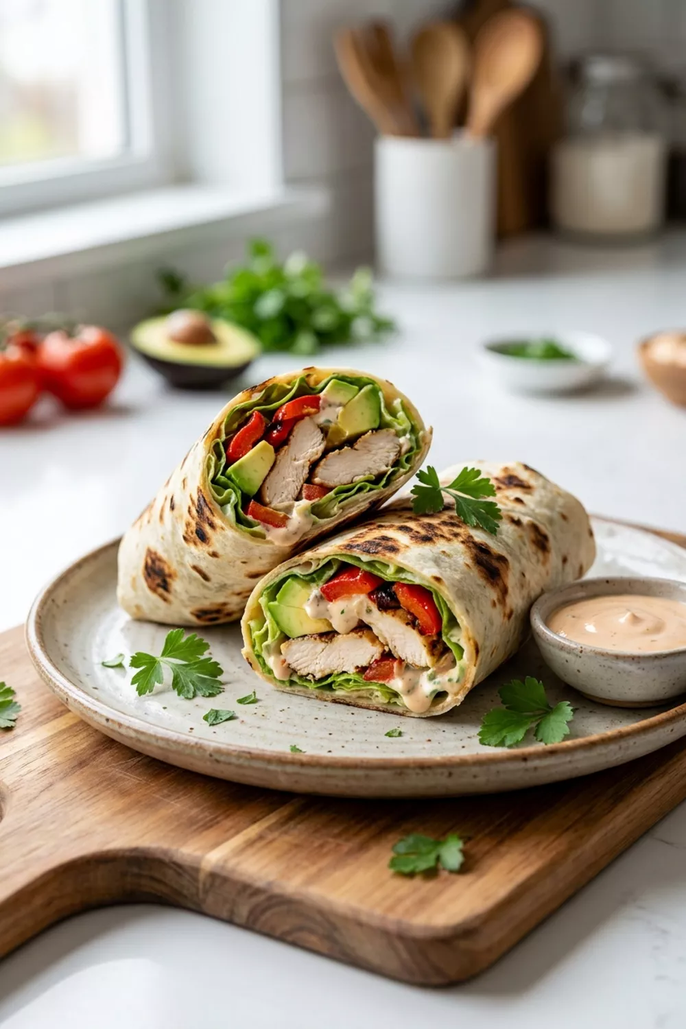 Delicious Chicken Wraps for Busy Families