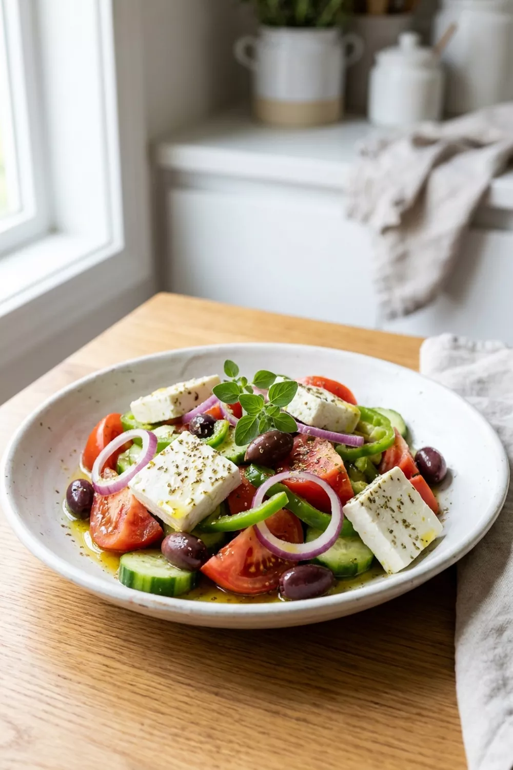 Authentic Greek Salad Recipe for Healthy Eaters