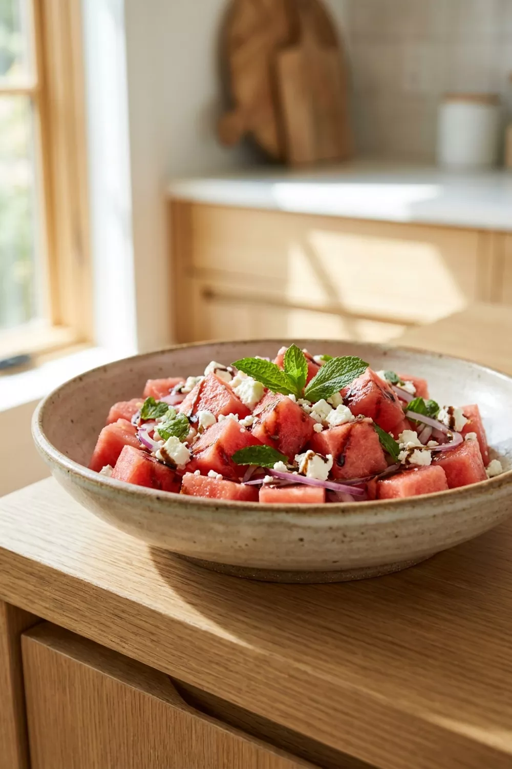 Refreshing Watermelon Feta Salad Recipe