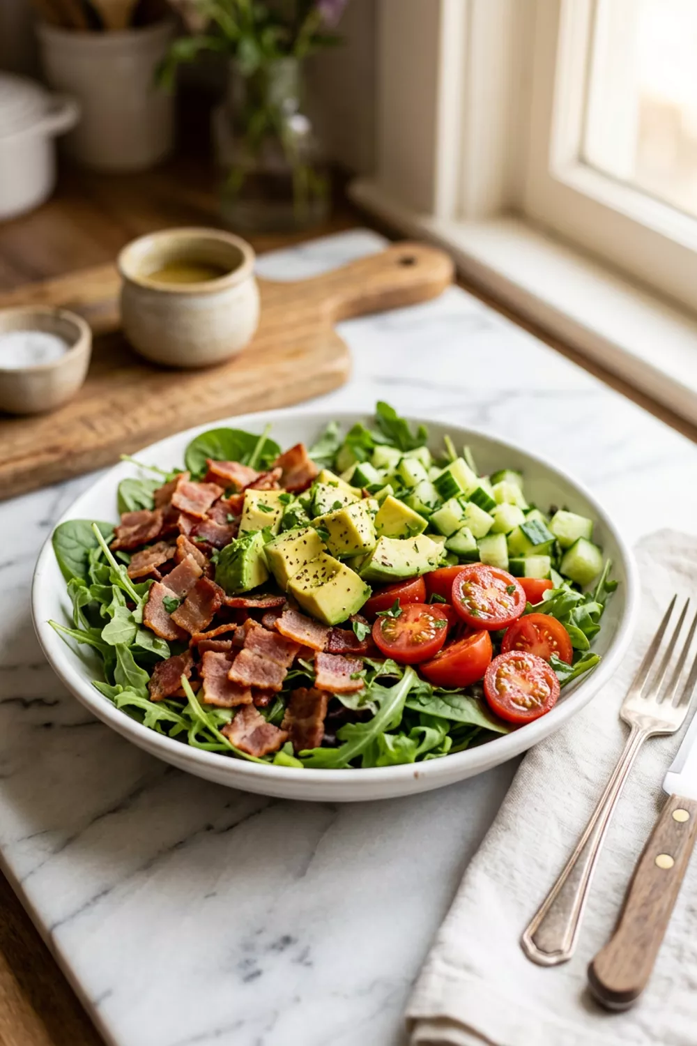 Avocado BLT Salad: A Fresh, Healthy Twist for Nutritious Eating