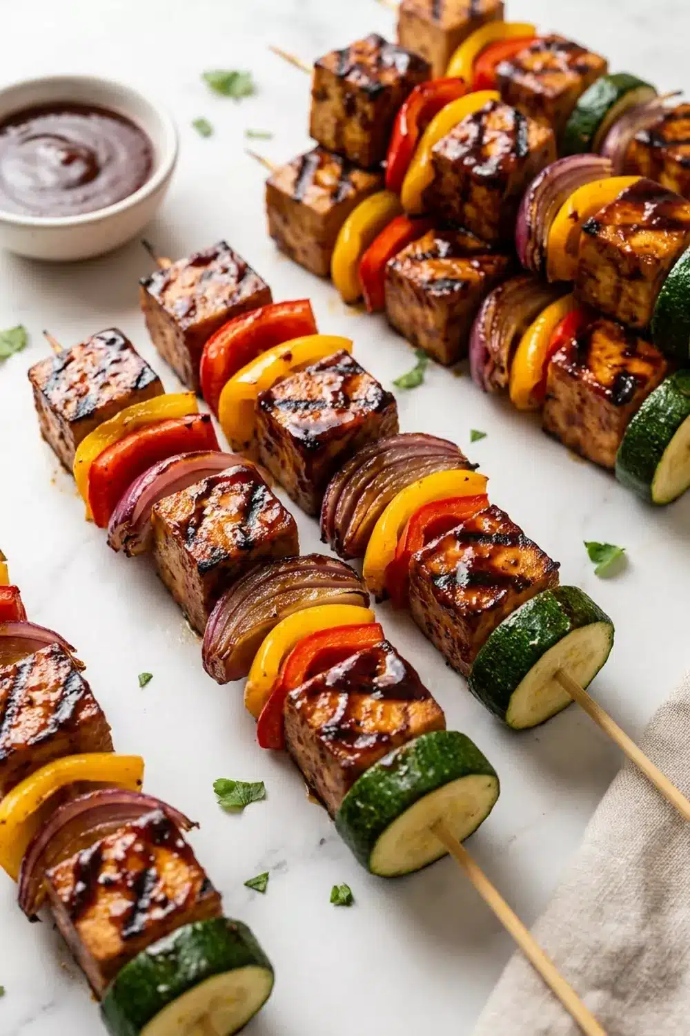 Delicious and Healthy BBQ Tofu Kabobs Recipe