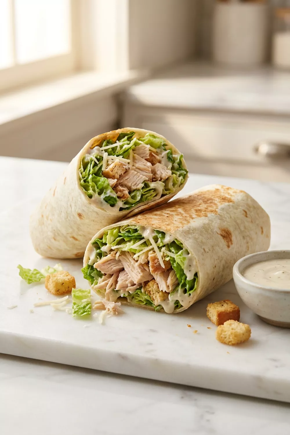Chicken Caesar Wraps for Busy Families: A Quick and Delicious Meal