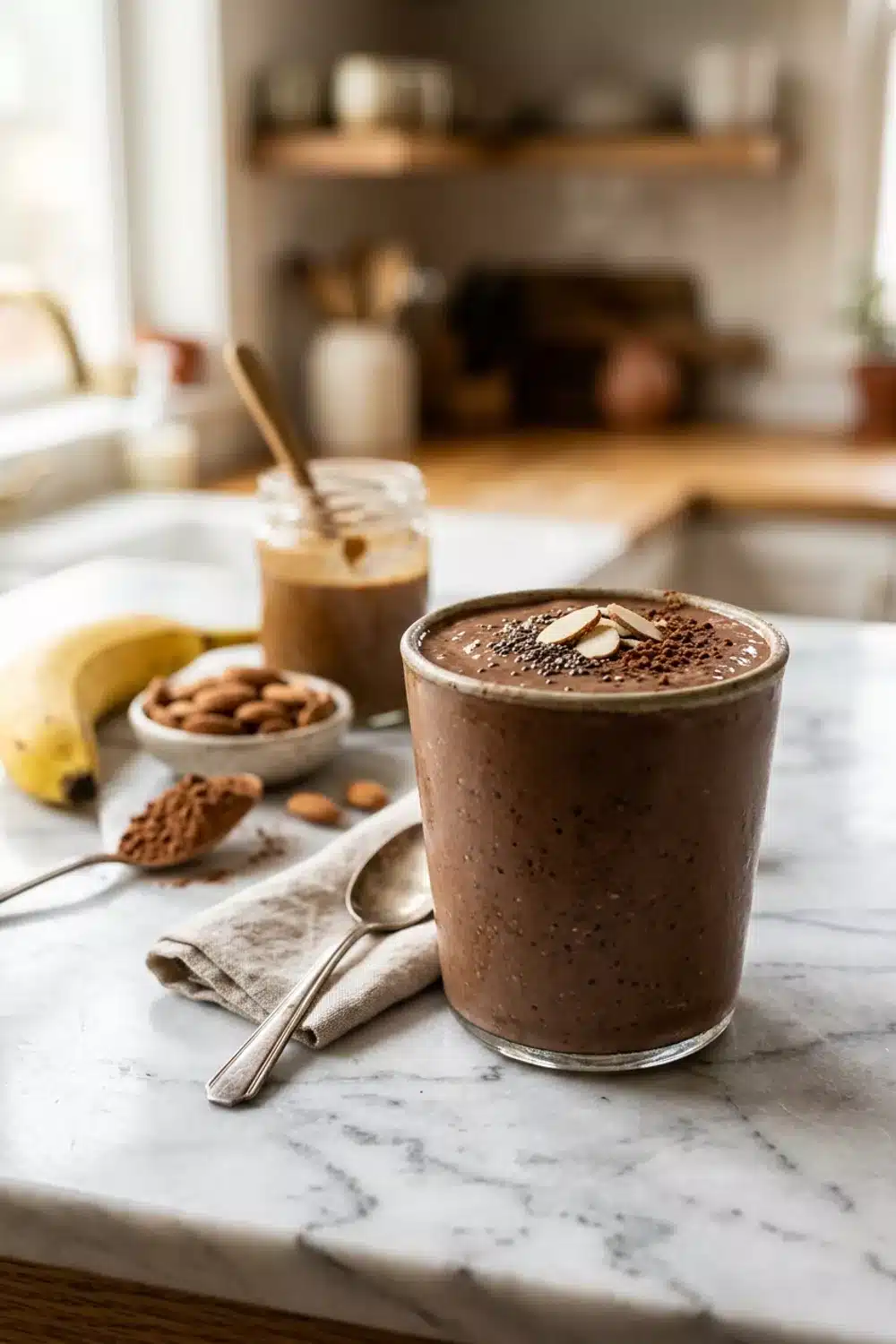 Cocoa Almond Smoothie: A Nutritious Boost for Healthy Eaters