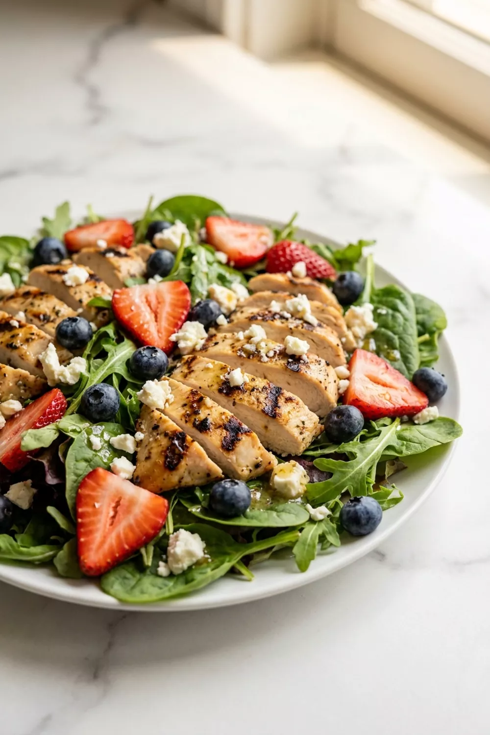 Grilled Chicken Berry Salad: A Healthy and Refreshing Delight