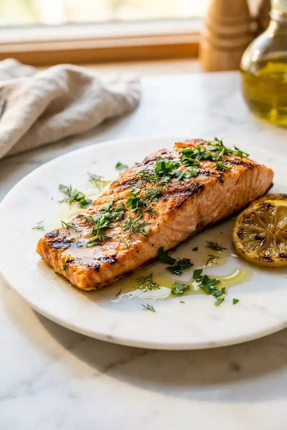 Grilled Salmon with Lemon Herb: A BBQ Lover’s Delight