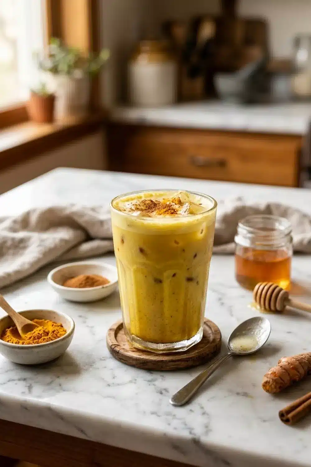 Iced Turmeric Latte Recipe for Healthy Eaters