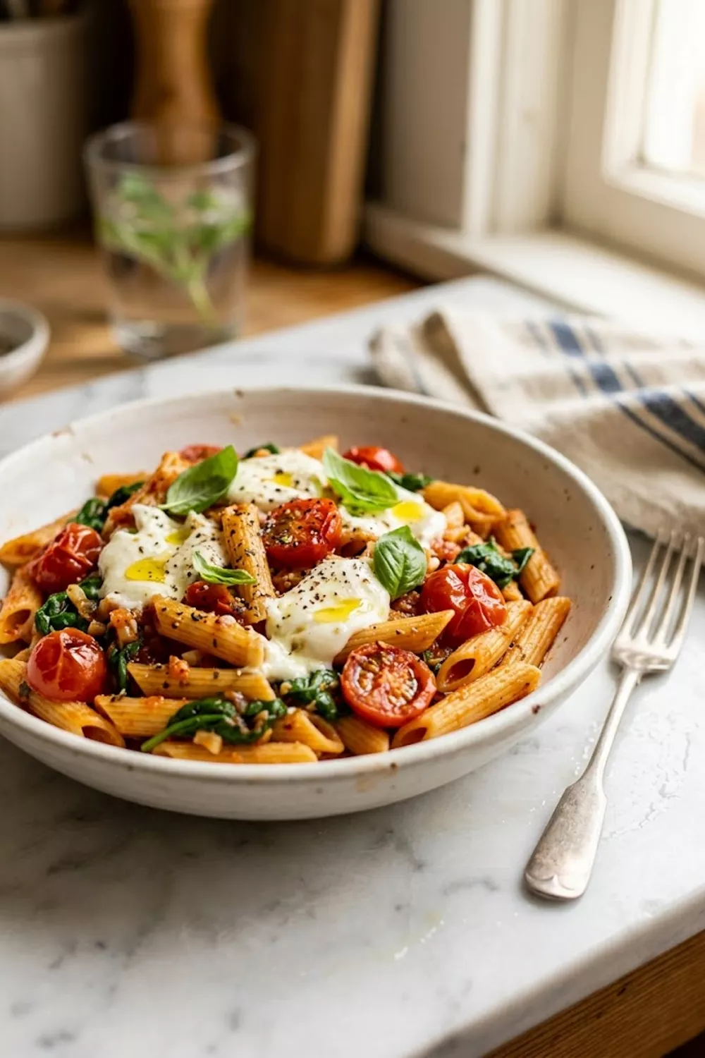 One Pot Caprese Pasta Recipe for Busy Families