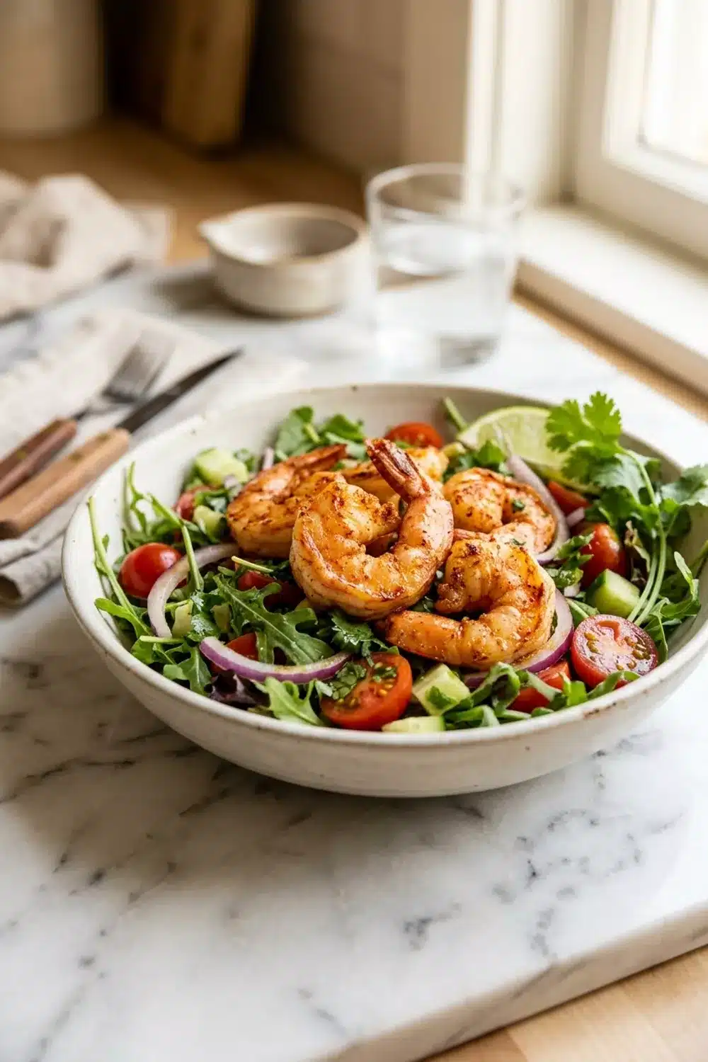 Delicious and Healthy Spiced Shrimp Salad Recipe for Nutritious Meals