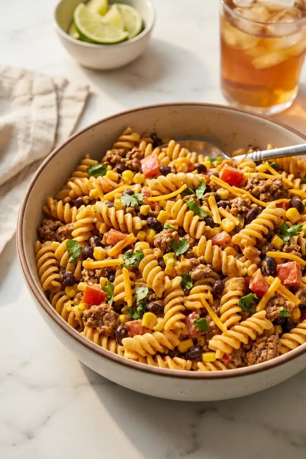 Taco Pasta Salad: A Flavorful, Quick Meal for Busy Families
