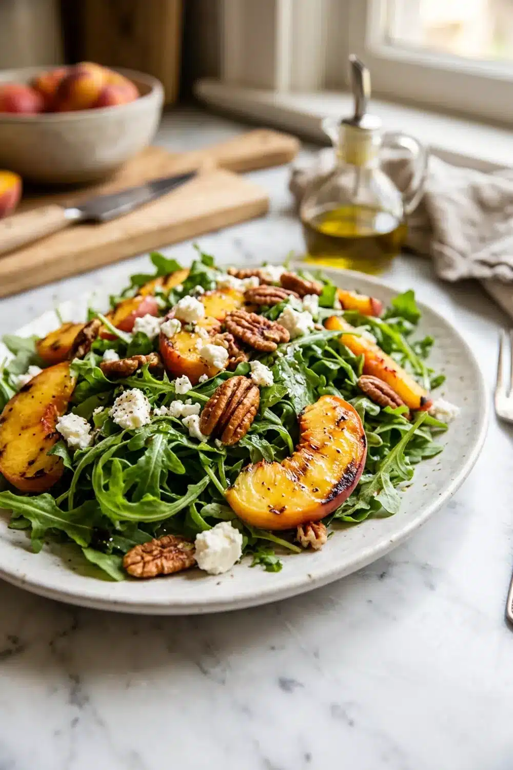 Arugula Peach Salad: A Refreshing Delight for Healthy Eaters