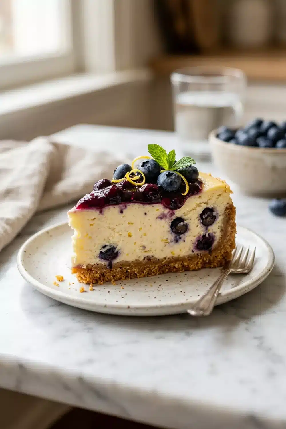 Delicious Blueberry Lemon Cheesecake Recipe for Dessert Lovers