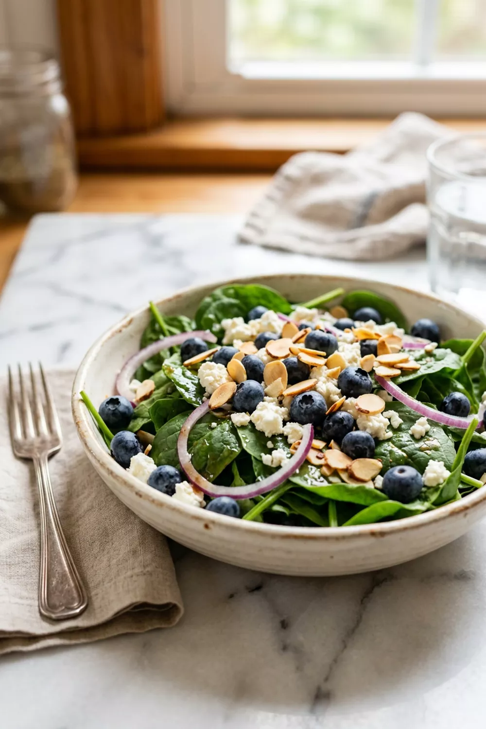 Blueberry Spinach Salad: A Refreshing and Nutritious Delight for Healthy Eaters