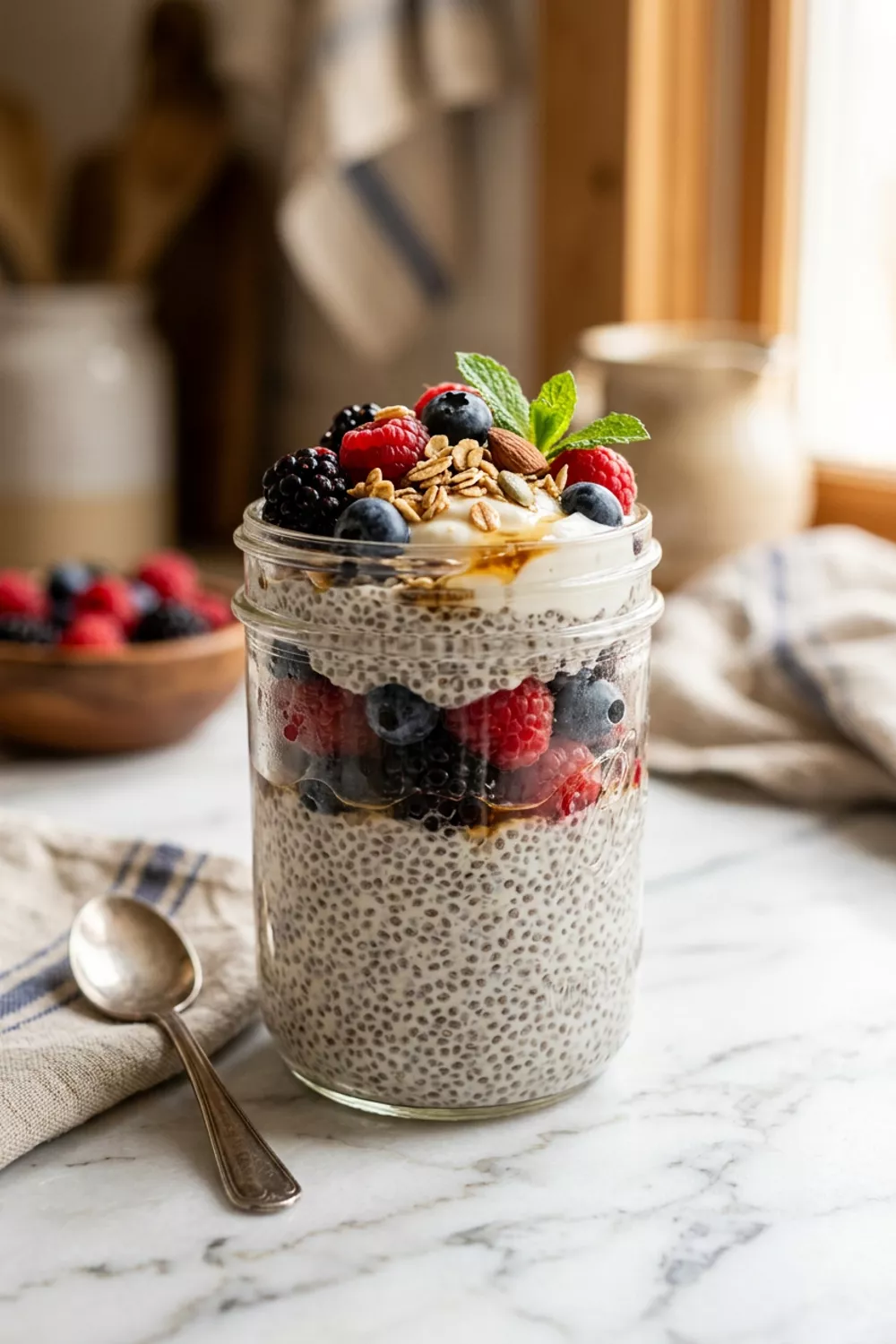 Chia Seed Pudding Parfait: A Nutritious and Delicious Layered Treat