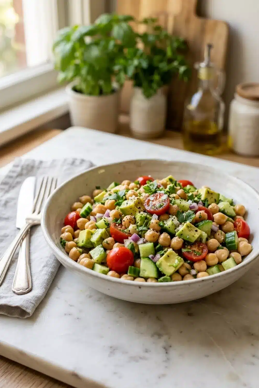 Chickpea Avocado Salad: A Nutritious Delight for Healthy Eaters