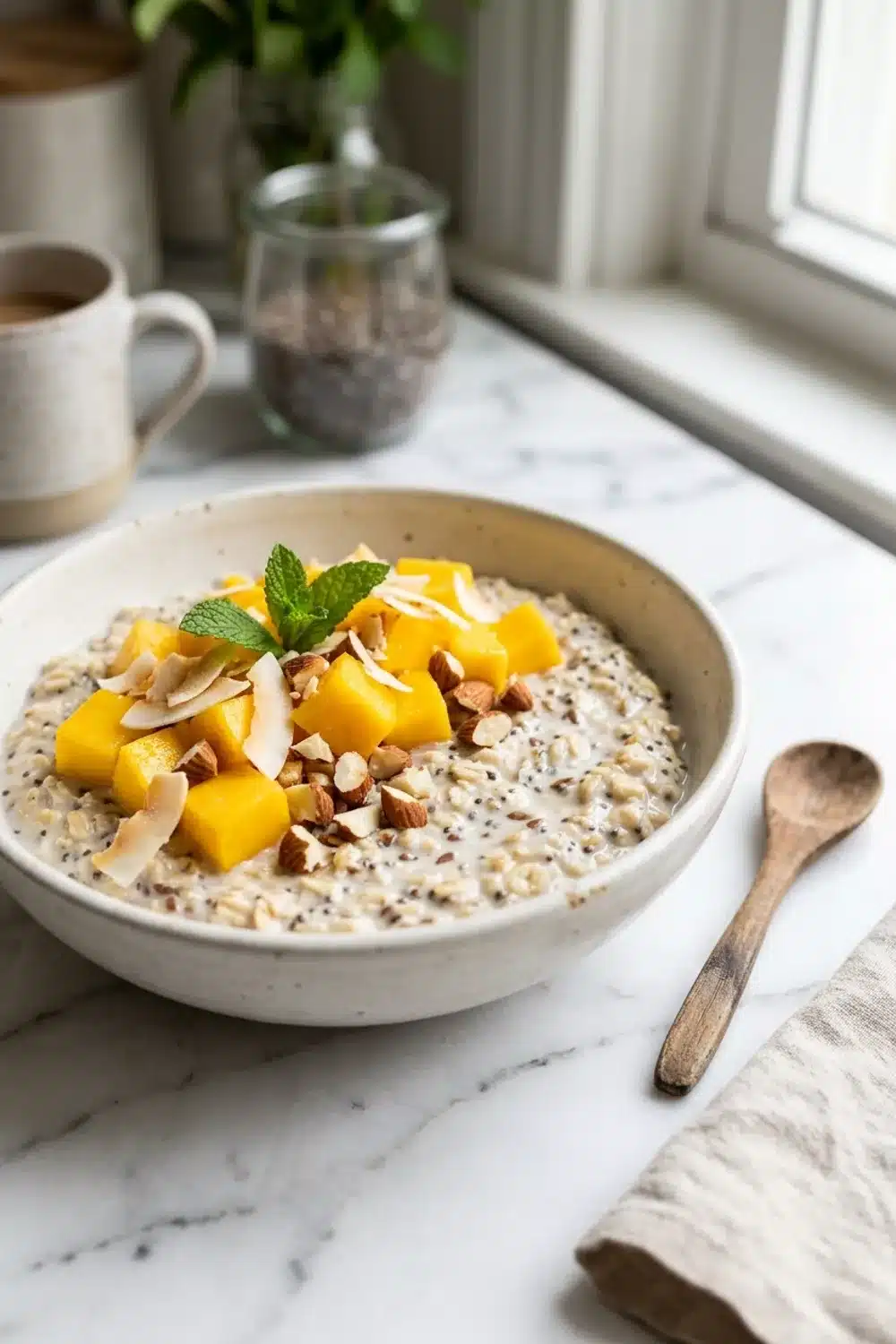 Coconut Mango Chia Oats: The Ultimate Meal Prep Delight