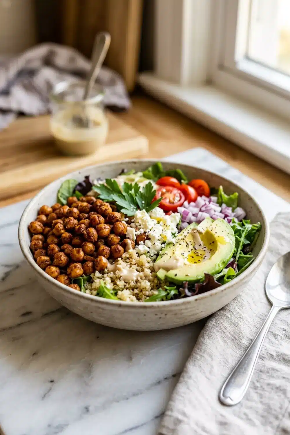 Crispy Chickpea Bowl: A Healthy Eater’s Delight
