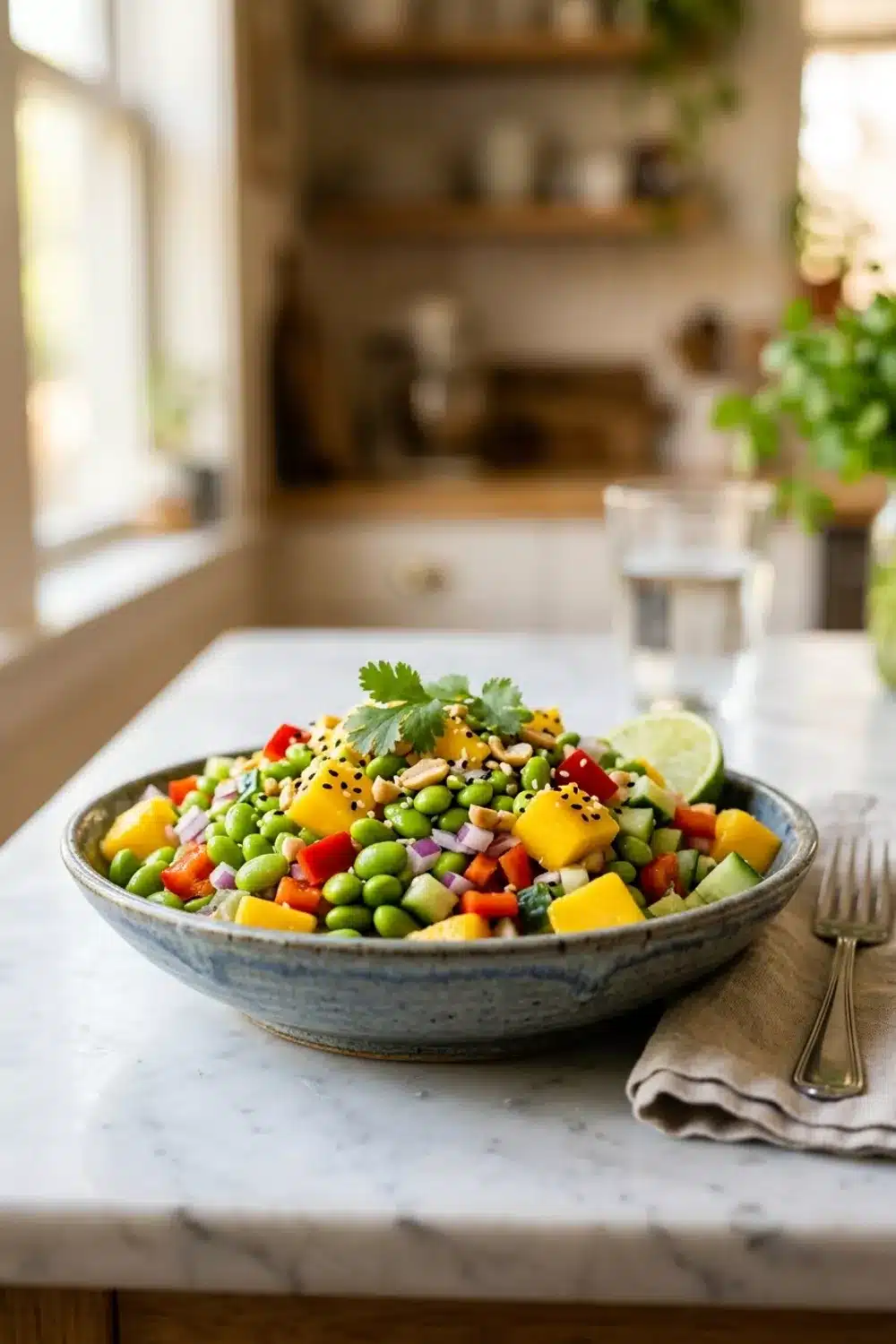 Edamame Mango Salad: A Refreshing and Nutritious Delight for Healthy Eaters