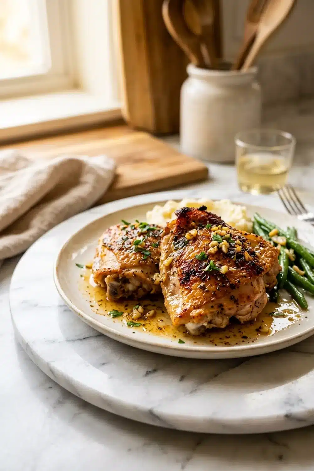 Garlic Butter Chicken Thighs: A Flavorful Home Cook’s Delight