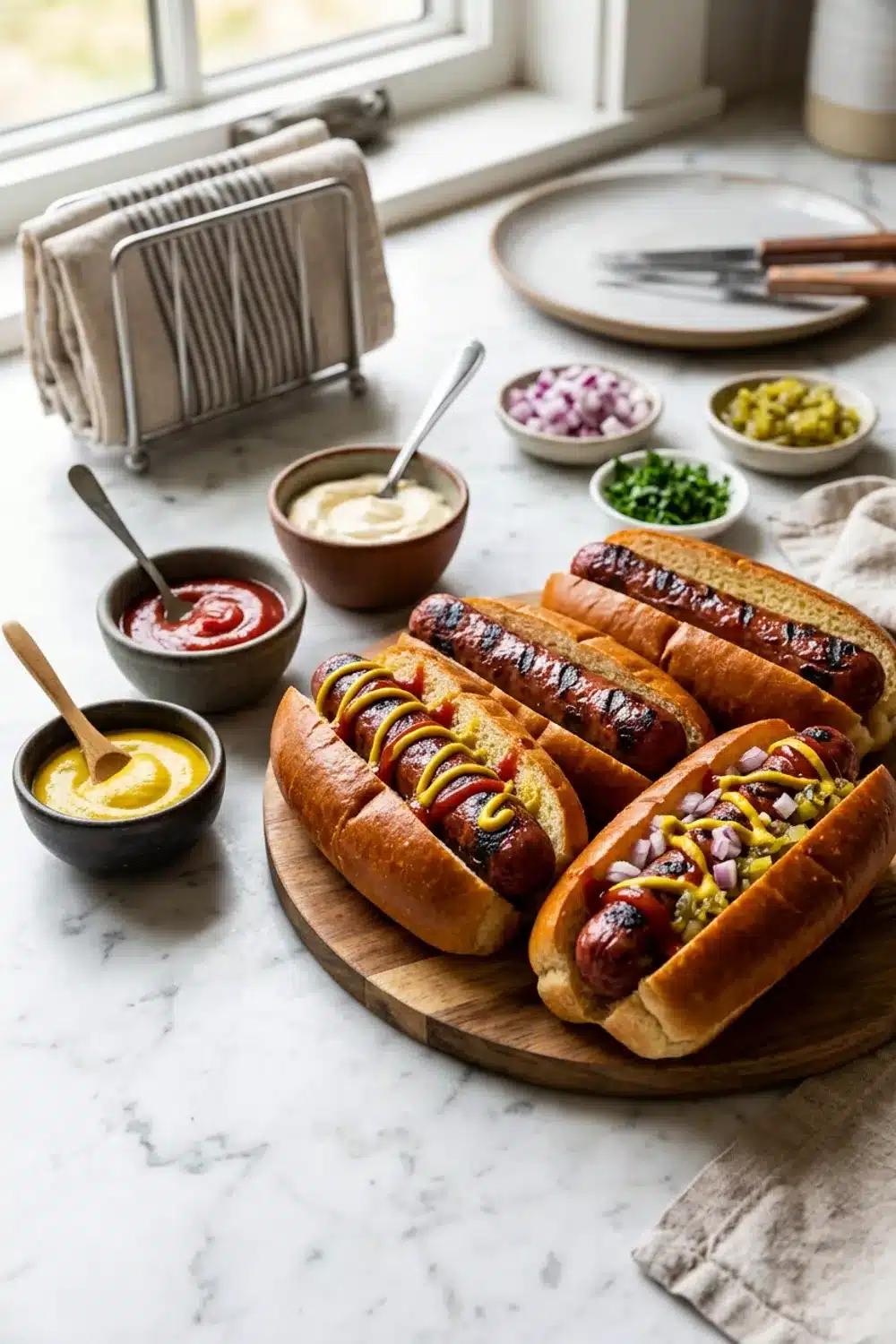 Ultimate Grilled Hot Dogs Bar for Summer Food Lovers