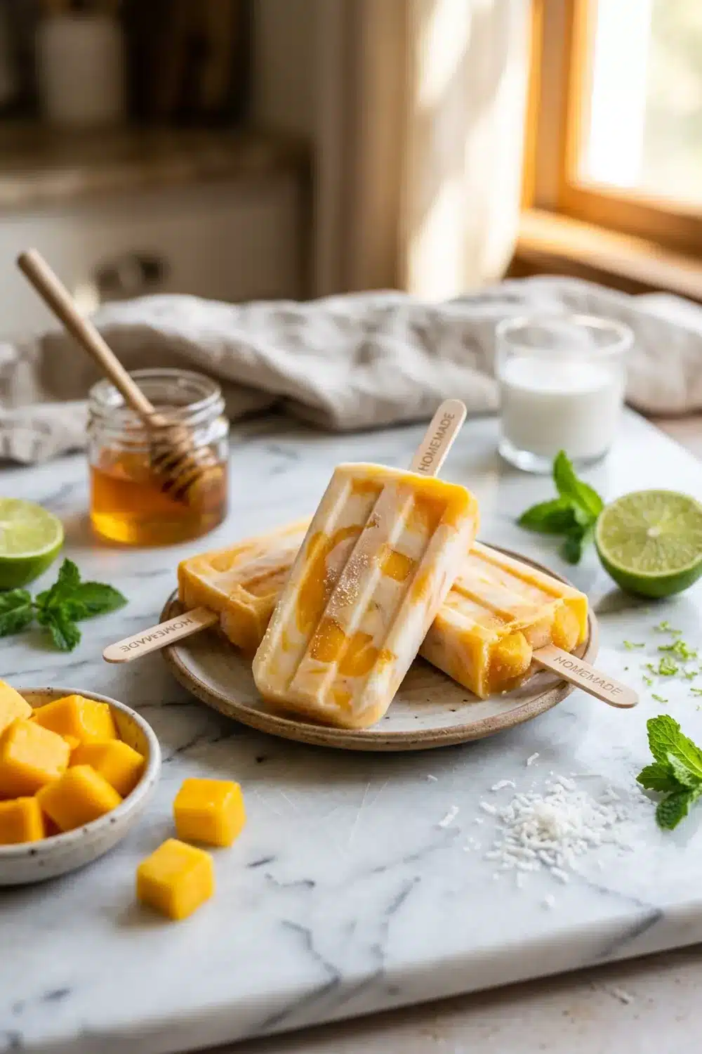 Refreshing Mango Coconut Popsicles Recipe for Dessert Lovers