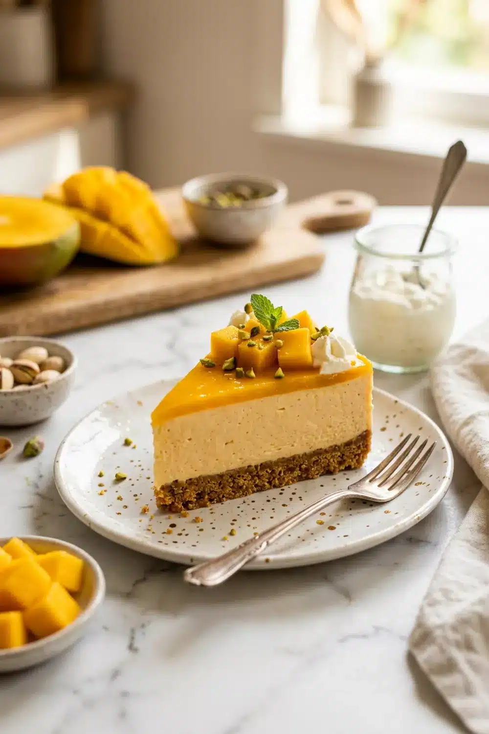 No Bake Mango Cheesecake: A Refreshing Tropical Dessert for Every Occasion
