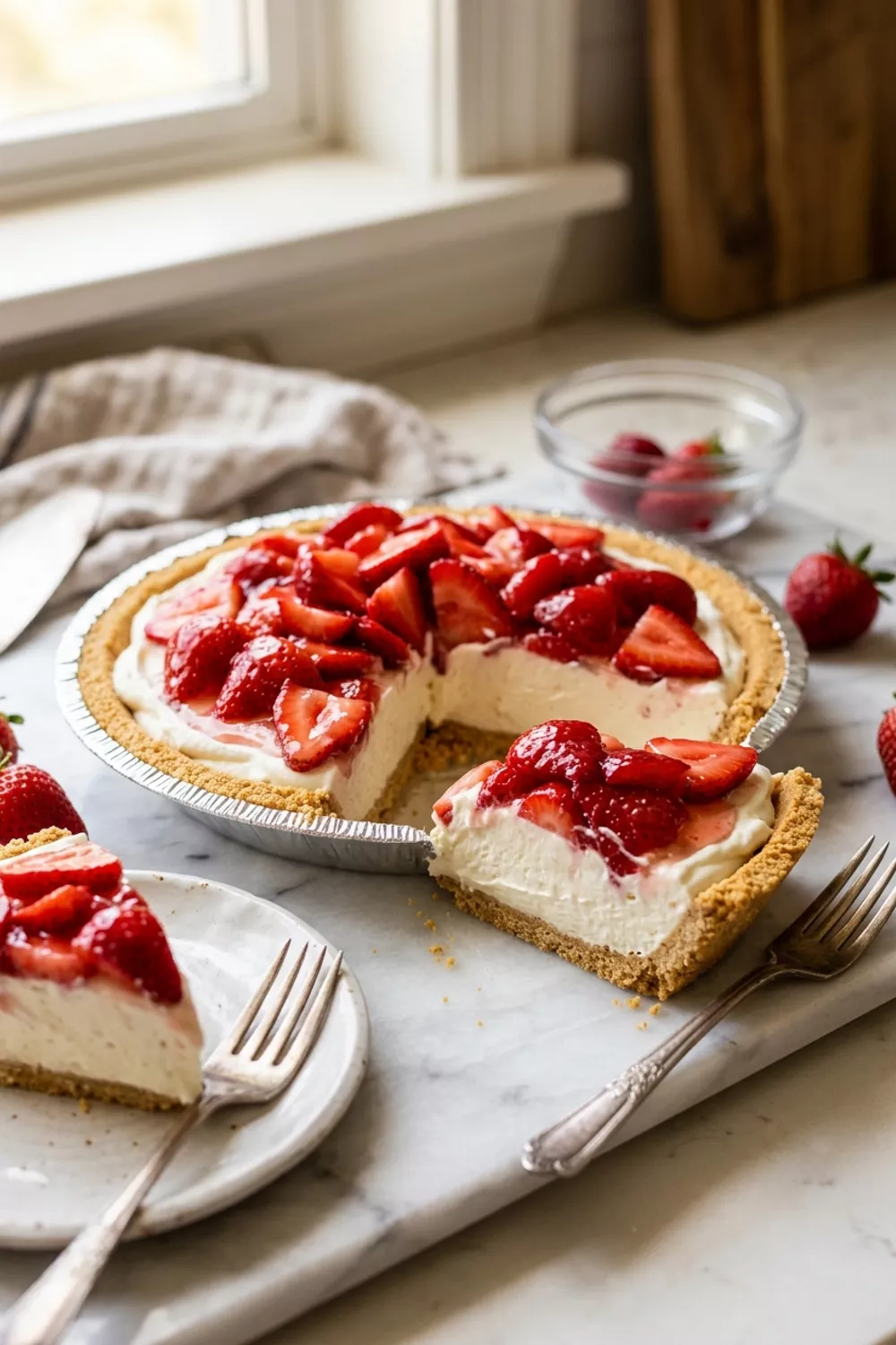 No Bake Strawberry Pie: A Refreshing Dessert for Every Occasion