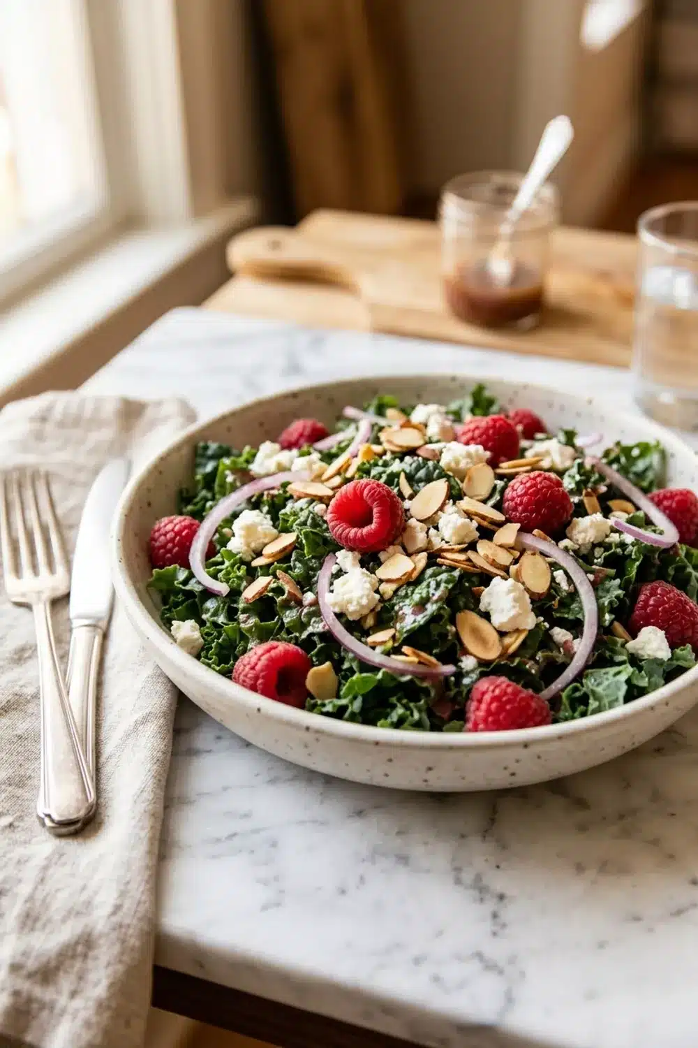 Raspberry Kale Salad: A Refreshingly Healthy Delight