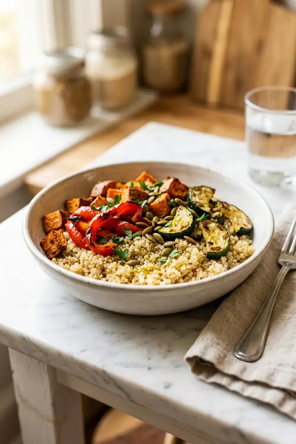 Roasted Veggie Grain Bowl: A Nutritious Meal for Healthy Eaters