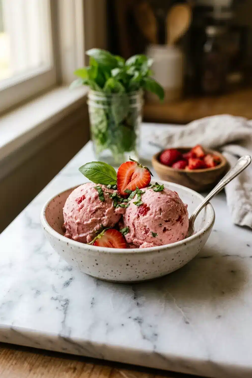 Strawberry Basil Ice Cream: A Refreshing Twist for Dessert Lovers