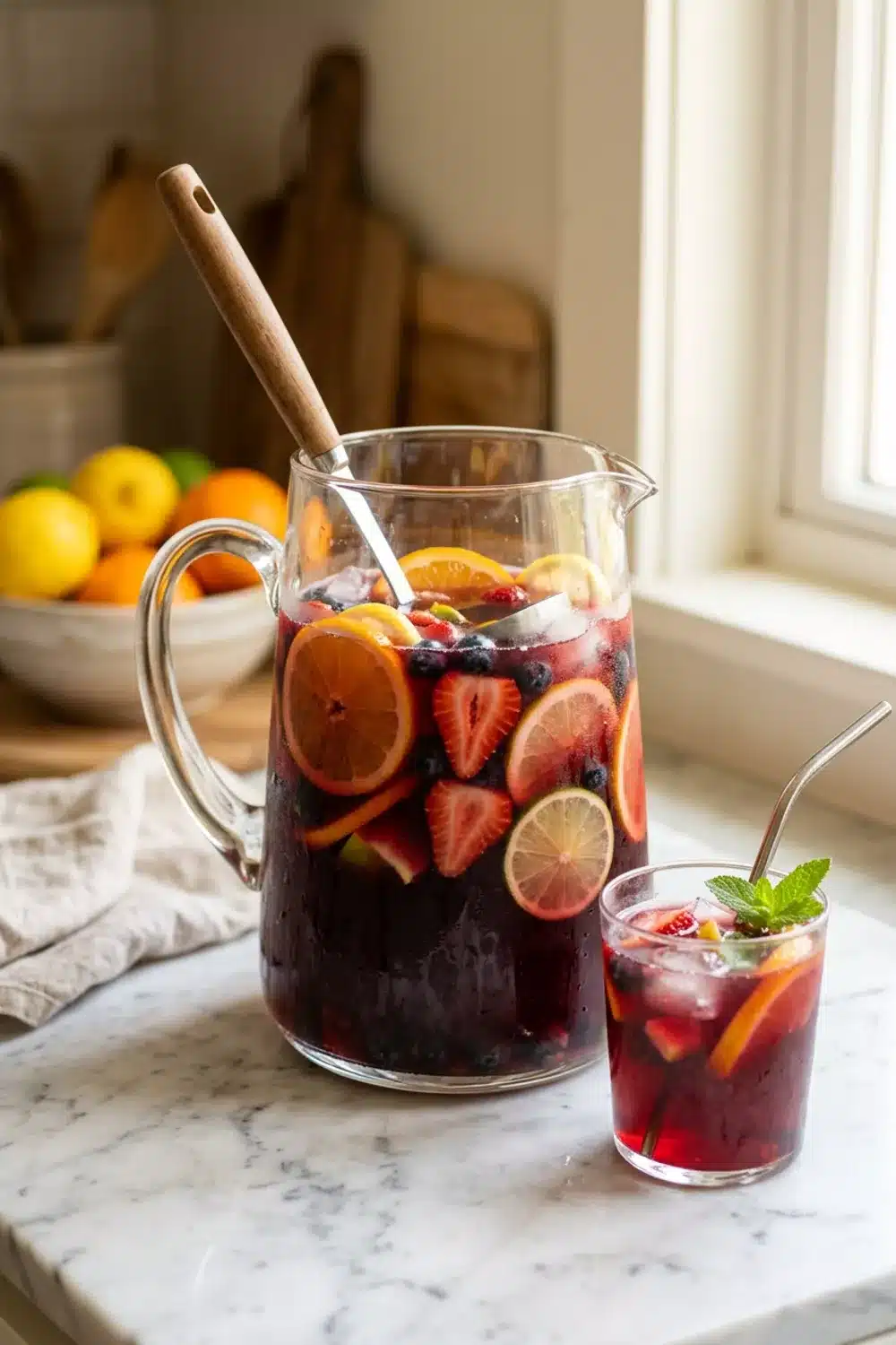 Refreshing Summer Sangria Punch Recipe for Summer Food Lovers