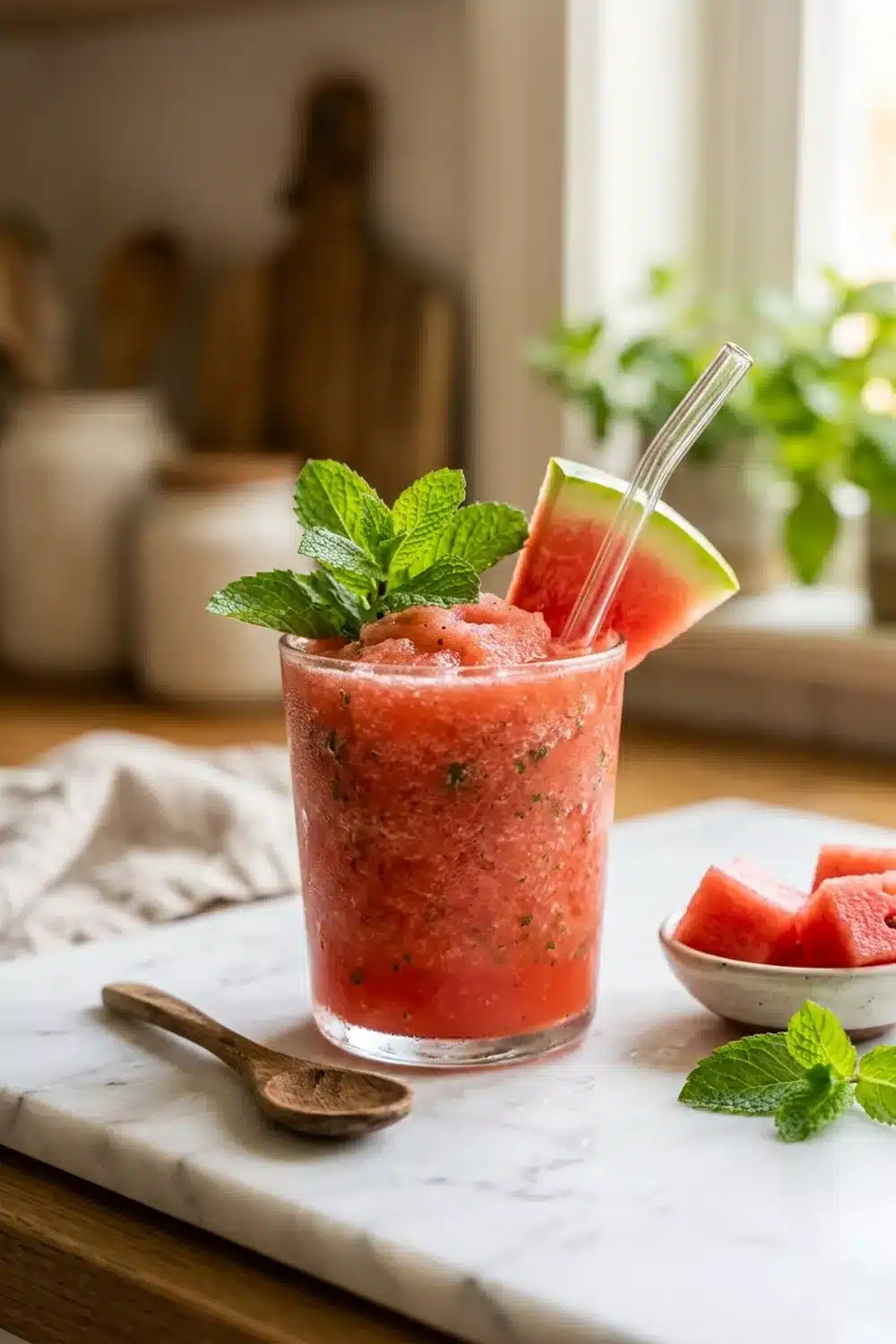 Refreshing Watermelon Mint Slushie Recipe for Summer Food Lovers