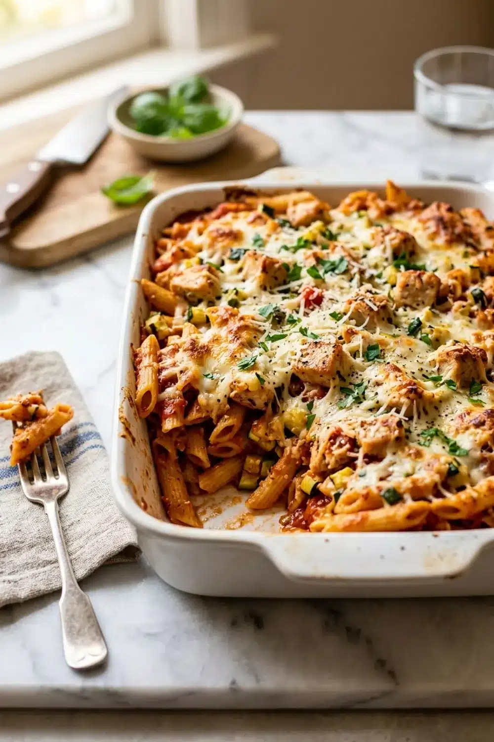 Zucchini Chicken Pasta Bake: A Perfect Meal for Busy Families