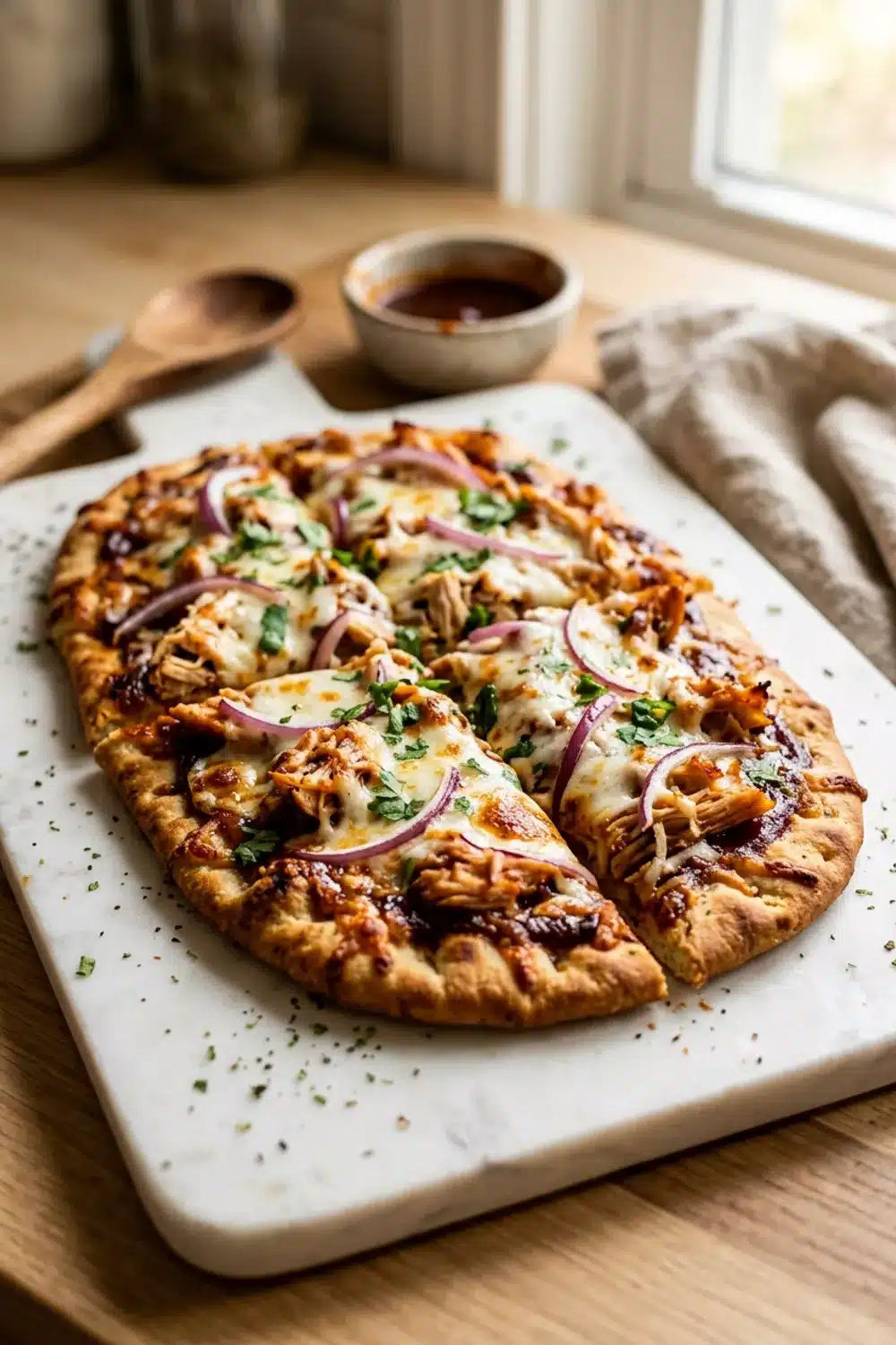 Delicious BBQ Chicken Flatbread Recipe for BBQ Lovers